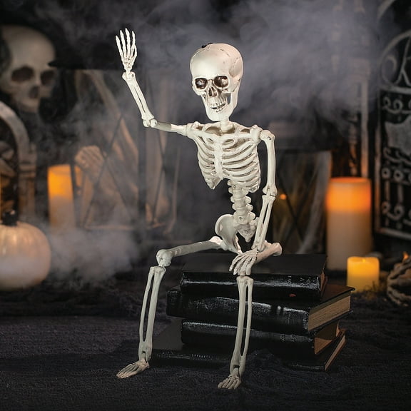 Fun Express 2 Ft. Posable Skeleton Halloween Decoration