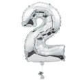 thumbnail image 1 of Fun Express - "2" Shaped Mylar Balloon for Birthday - Party Decor - Balloons - Mylar Balloons - Birthday - 1 Piece, 1 of 1
