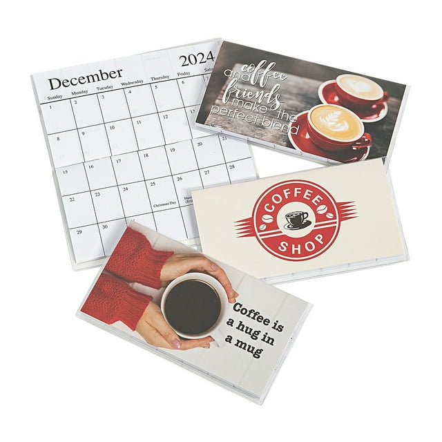 Fun Express 2024 2025 Coffee Pocket Calendars 12 Pc