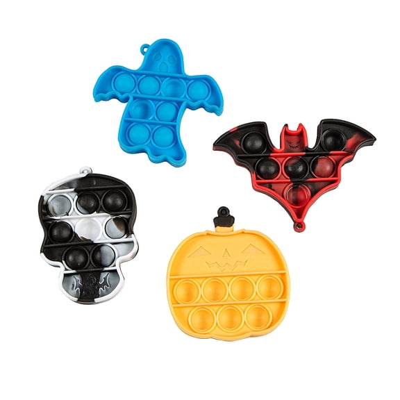 Fun Express 3 1/2" Halloween Icon-Shaped Lotsa Pops Popping Toys Assortment