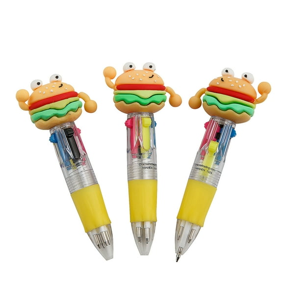 Fun Express 3 1/2" Mini Fun Fast Food Characters Shuttle Pens - 12 Pieces