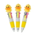 thumbnail image 1 of Fun Express 3 1/2" Mini Yellow Duck Plastic 10-Color Shuttle Pens - 12 Pieces, 1 of 1