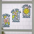 thumbnail image 1 of Fun Express 3 1/2" x 5 3/4" Religious Spring Sticker Scene Window Clings - 12 Pieces, 1 of 1