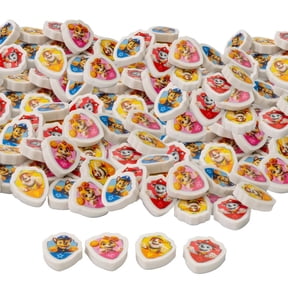 Fun Express 3/4" Bulk 144 Pc. PAW Patrol Mini Pup Badge Character Erasers