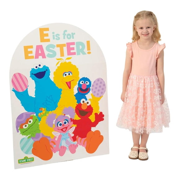 Fun Express 30" x 41" Sesame Street E is for Easter Cardboard Cutout Stand-Up