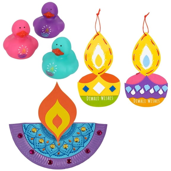 Fun Express 36 Pc. Diwali Party Craft & Handout Assortment for 12
