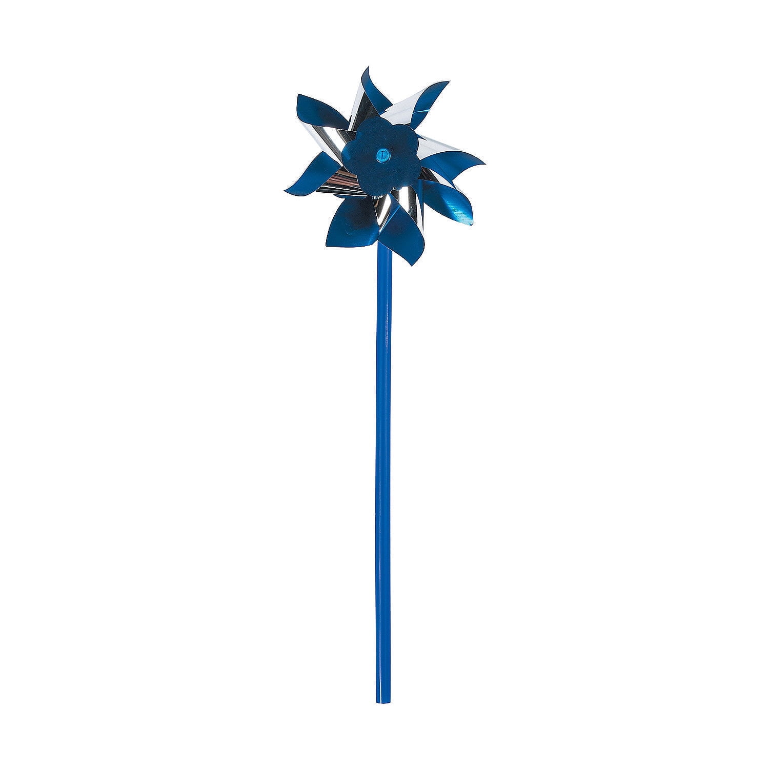 Fun Express, Party Favors, Pinwheels 36 Pcs, Blue and Silver
