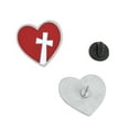 thumbnail image 1 of Fun Express 36 Pieces Heart And Cross Enamel Pins for Valentine's Day, Jewelry, Novelty Pins, Valentine's Day, 1 of 6