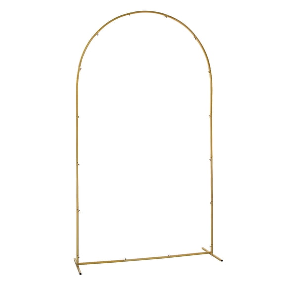Fun Express 4 ft. x 7 ft. Arch Frame Goldtone Metal Frame