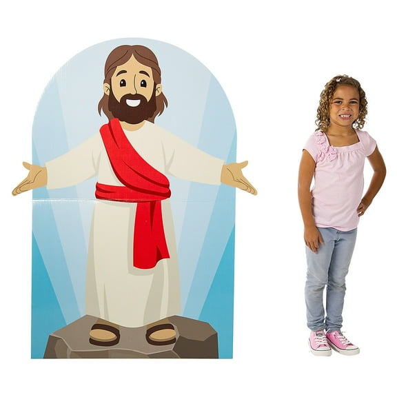 Fun Express 41" x 4 Ft. 6" Jesus Christ Cardboard Cutout Stand-Up