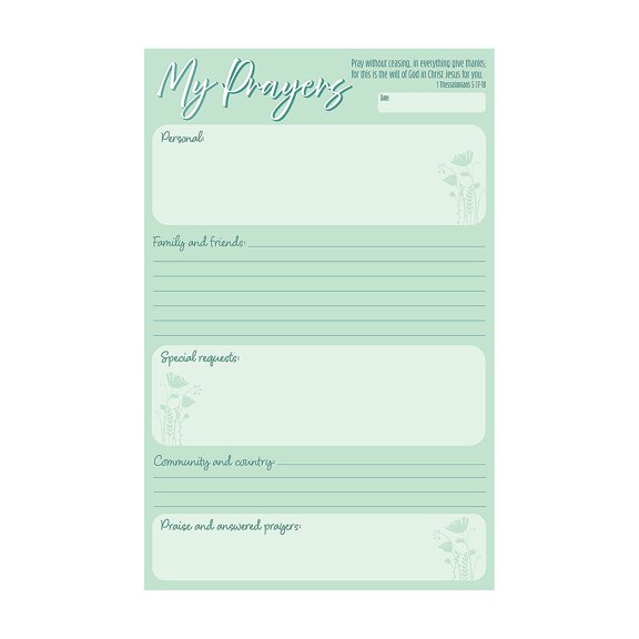 Fun Express 5 1/2" x 8 1/2" Religious Notes Prayer Notepads - 12 Pc.