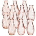 thumbnail image 1 of Fun Express 5.75” Elegant and Stylish Pink Glass Vase, Set of 12, 1 of 2
