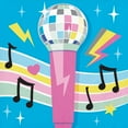thumbnail image 1 of Fun Express 5" Birthday Beats Disco Party Microphone Paper Beverage Napkins - 16 Count, 1 of 1
