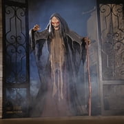 Fun Express 5-Foot Animated Standing Witch Creepy Halloween Decoration