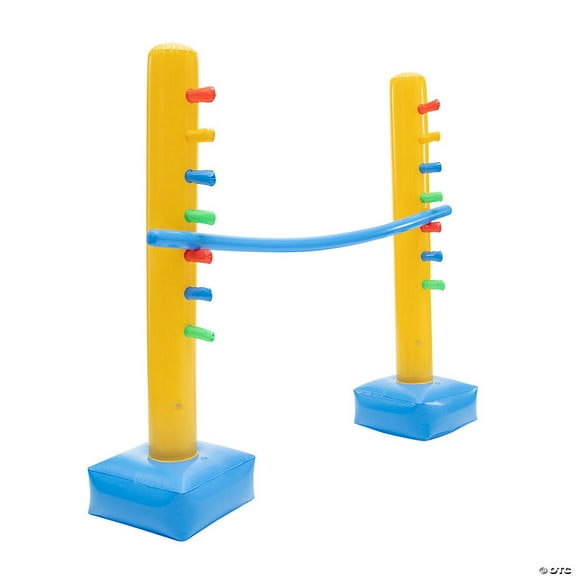 Fun Express 5 Ft. Inflatable Limbo Game Set with Water Weighted Bases - 3 Pieces