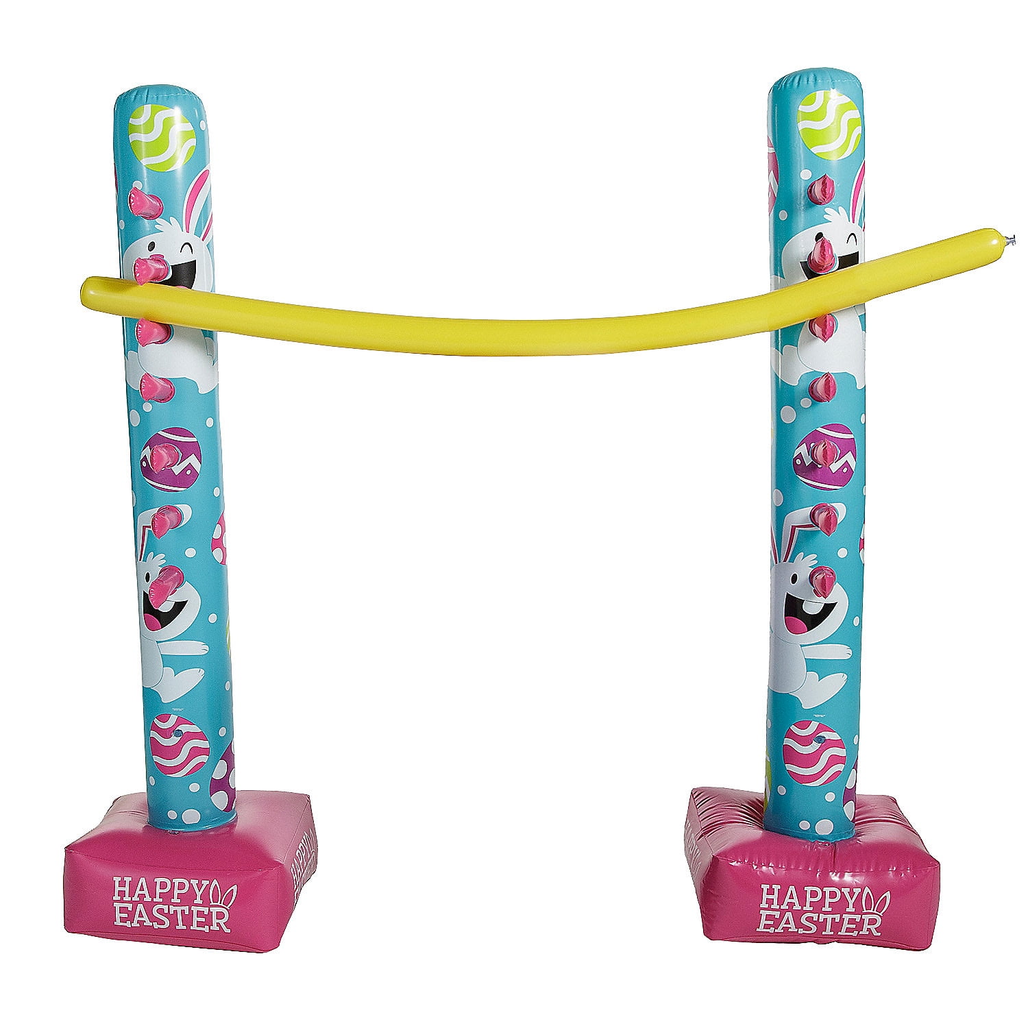 Fun Express 5 ft. x 5 ft. Inflatable Vinyl Easter Bunny Limbo Game - 3 ...