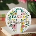 thumbnail image 1 of Fun Express 5" x 5" Religious Easter Blessings Tabletop Round Ceramic Sign, 1 of 1