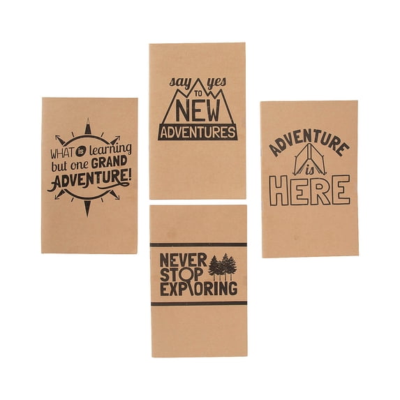 Fun Express 5" x 8" 40 pg. Enchanted Adventure Paper Journals - 12 Pieces