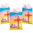 thumbnail image 1 of Fun Express 50 Pieces Religious Easter Goody Bags, Sunday School Supplies, Party Favor Bags, Giveaways, Easter Egg Hunt Bags, 1 of 6