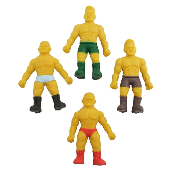 Fun Express 6" Stretchy Sand-Filled Wrestler Character Toys - 12 Pc.
