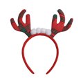 thumbnail image 1 of Fun Express 7 1/4" Tartan Plaid Stuffed Reindeer Antler Headbands - 6 Pieces, 1 of 1