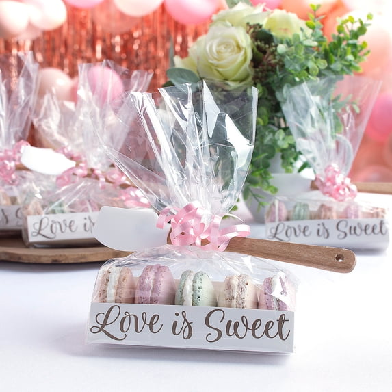 Fun Express 7" Love is Sweet Baking Handouts Giveaway & Favor Bags Kit - 25 Pieces