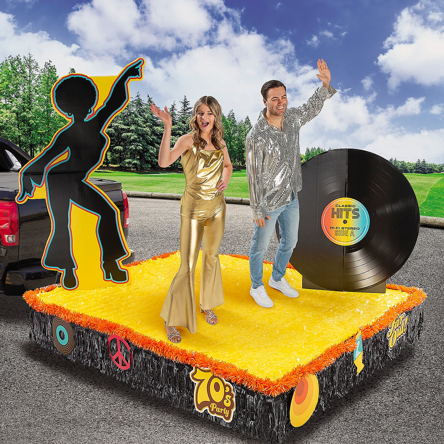 Fun Express 70’s Parade Float Decorating Kit 16 Pieces - Walmart.com