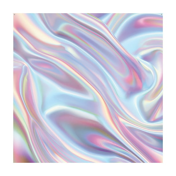 Fun Express 72" x 72" Jelly Swirl Party Photobooth Polyester Backdrop