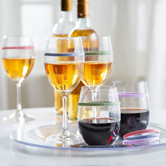 Fun Express 8 1/4" Diamond Drink Marker Thin Silicone Bands  24 Pieces