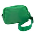 thumbnail image 1 of Fun Express 8 1/4" x 5 1/2" Green Polyester Crossbody Belt Bags – 6 Pieces, 1 of 1