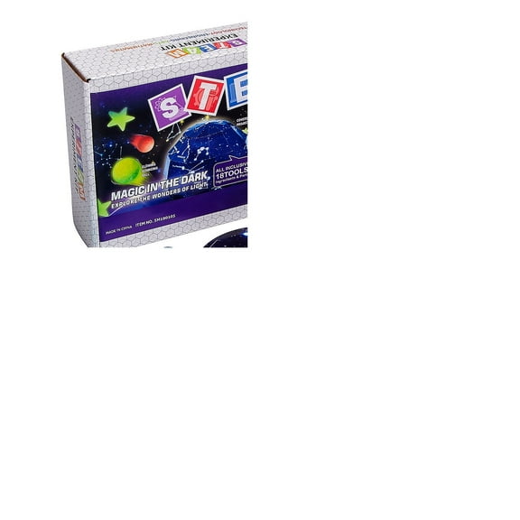 Fun Express 8 1/4" x 6 3/4" STEAM Light & Shadow Magic in the Dark Kit - 18 Pieces