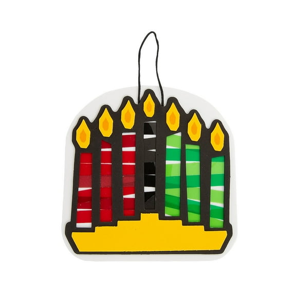 Fun Express Acetate Kwanzaa Sign Craft Kit - Makes 12