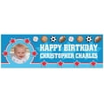 thumbnail image 1 of Fun Express All-Star Sports Birthday Photo Custom Banner, 1 of 1
