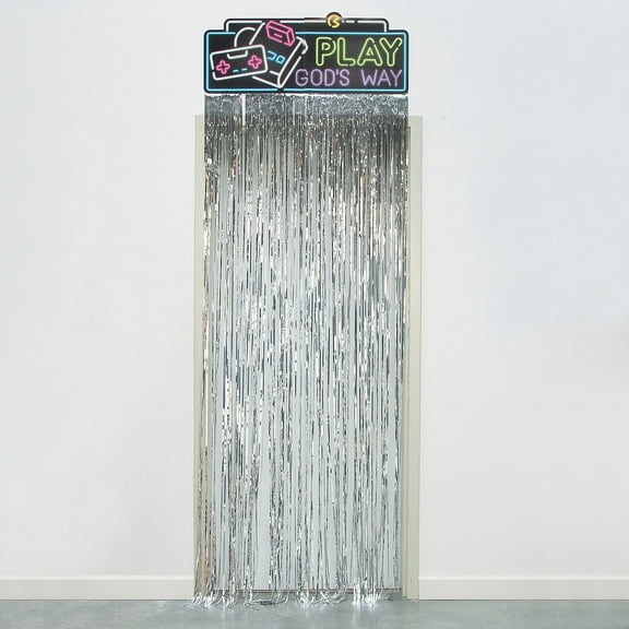 Fun Express Arcade Game VBS Door Curtain with Banner