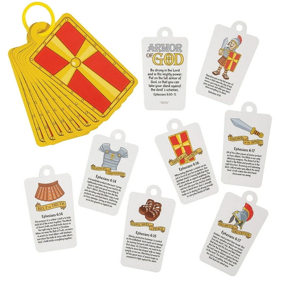 Fun Express Armor of God Activity Rings - 12 Pieces