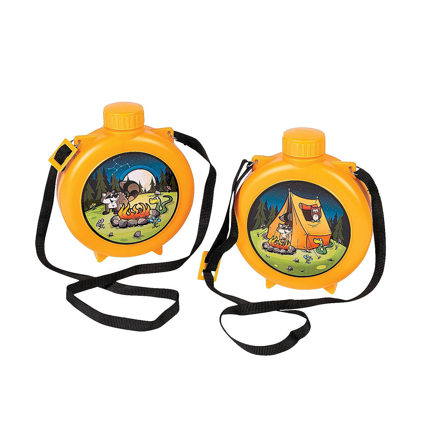 Camp Adventure Canteens (8Pc) - Party Supplies - 8 Pieces