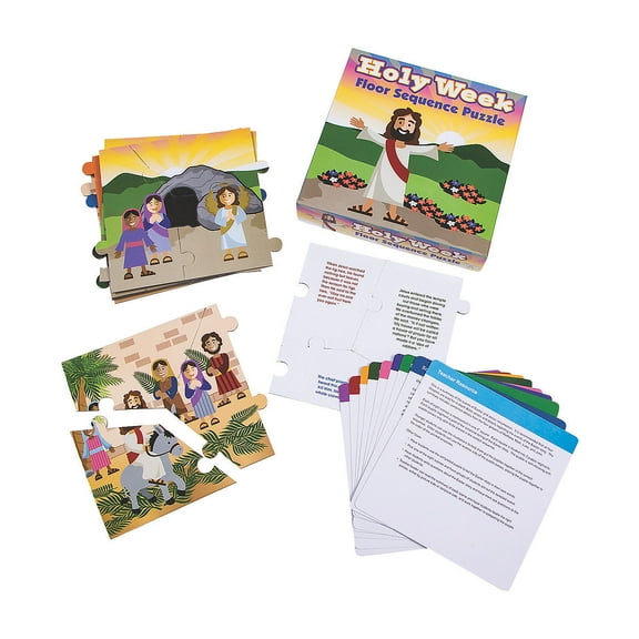 HOLY WEEK FLOOR SEQUENCE PUZZLE - Toys - 33 Pieces