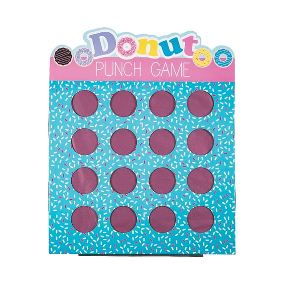 Fun Express Assorted Colors Paper Donut Birthday Party Favors