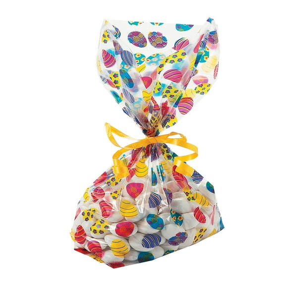 Fun Express Assorted Colors Party Bags, 12 Count