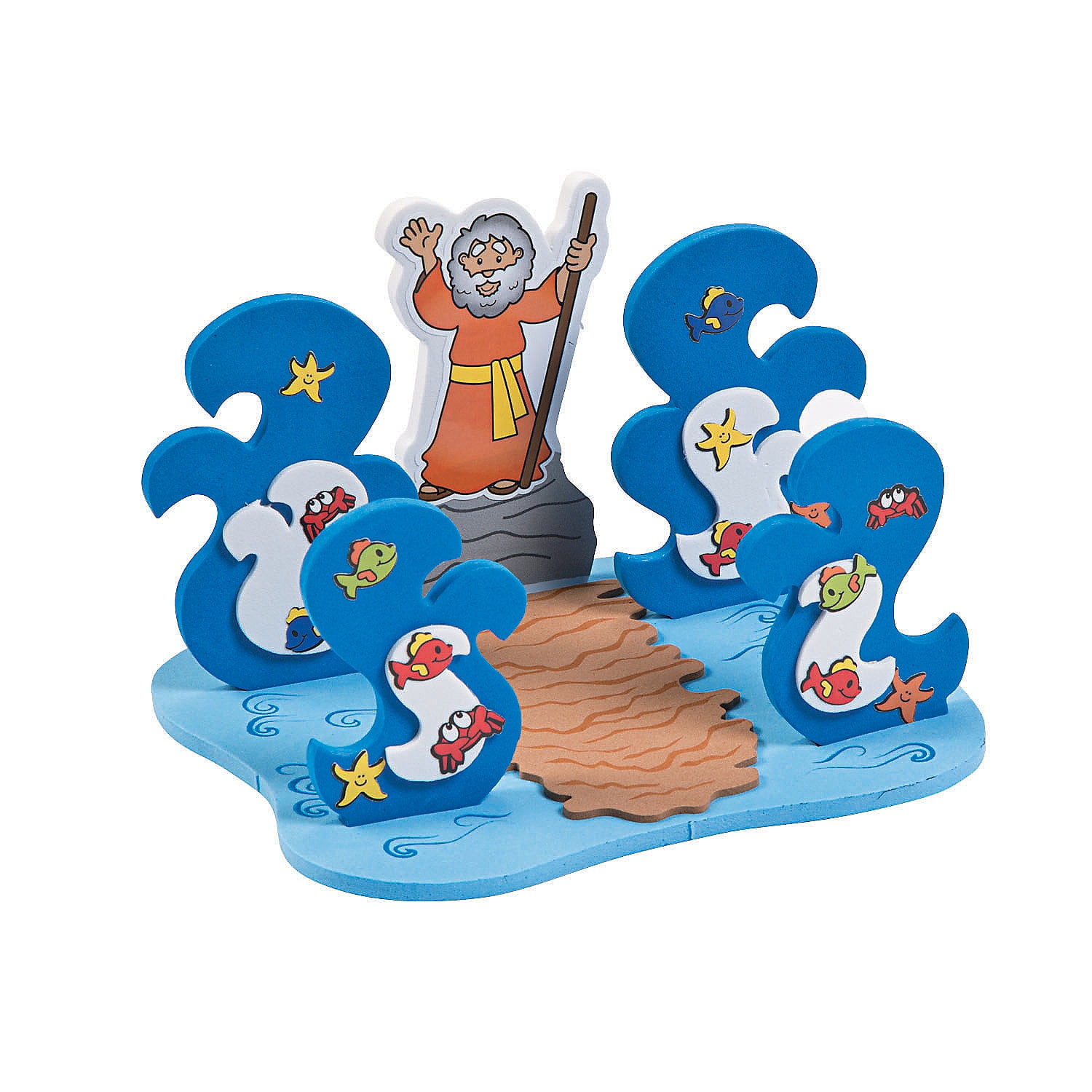 3D Multicolor Foam Biblical Craft Kit, 12 Count