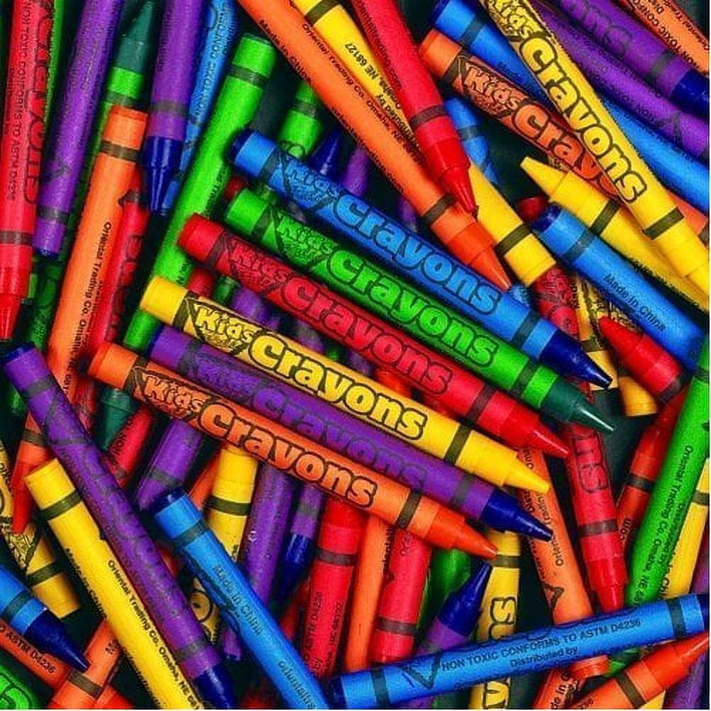 Round Stacking Crayons - Basic Supplies - 12 Pieces