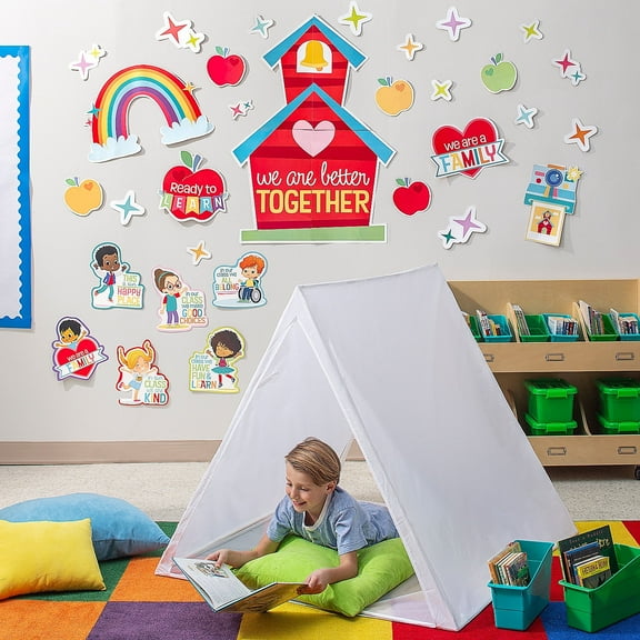 Fun Express Better Together Reading Corner Tent Kit - 38 Pc