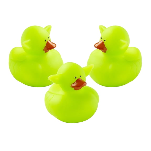 Fun Express Big Ear Rubber Ducks - 12 Pieces