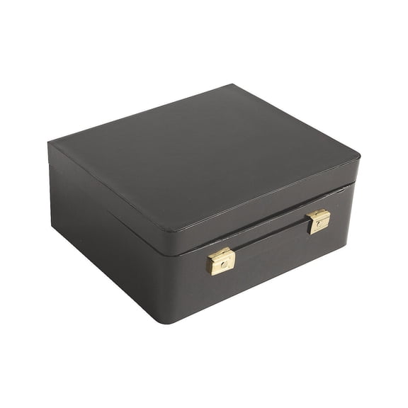 Fun Express Black Mini Suitcase Centerpiece - Decorative Party Decor for Travel Theme Tables Parties Events & Special Occasions - Perfect for Destination Weddings Inspired Celebrations - 1 Piece
