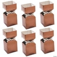 thumbnail image 1 of Fun Express Black Vertical Square Hourglass Favor Boxes Bulk 48 Pieces, 1 of 1