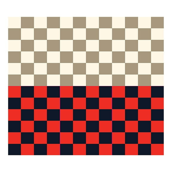 Fun Express Board Game VBS Design-a-Room Checkerboard Backdrop - 2 Pc.