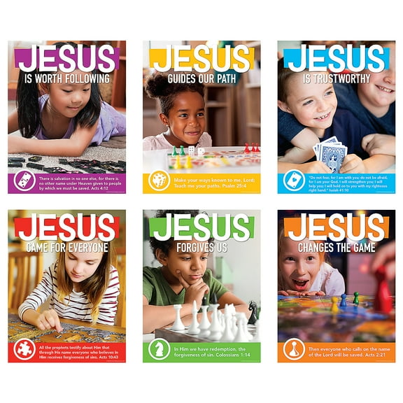 Fun Express Board Game VBS Posters - 6 Pc.