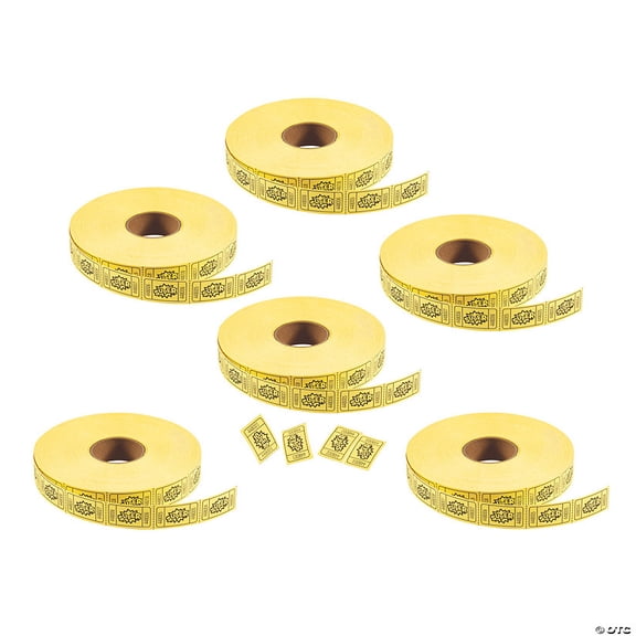 Bulk 12,000 Pieces Superhero Incentive Roll Tickets