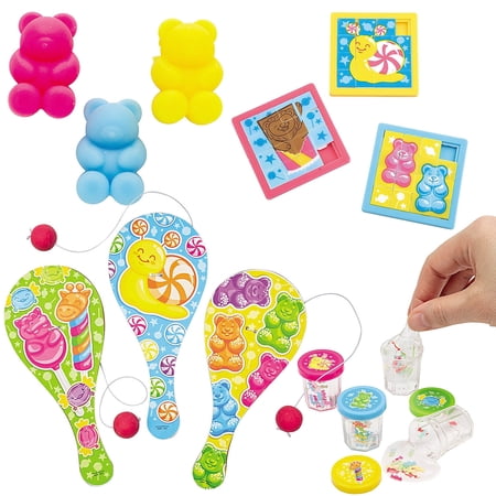 Fun Express Bulk 144 Piece Candy Critters Toy Assortment