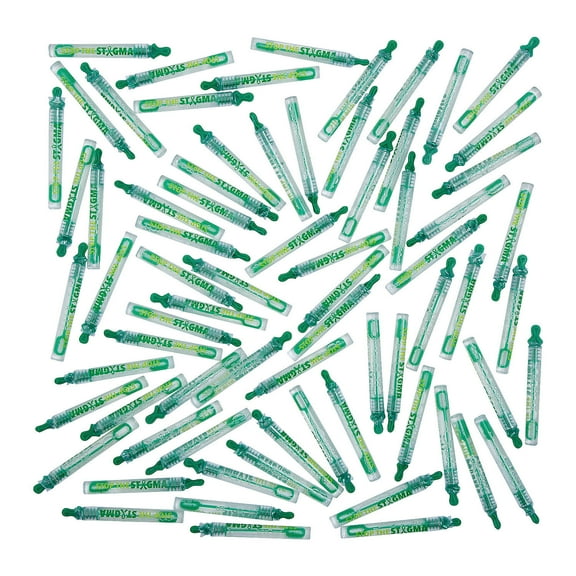 Fun Express Bulk 144 Pieces Mini Mental Health Awareness Bubble Tubes